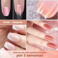 Unelle® Kit de Polygel con 3 Tonos + Lampara UV Gratis