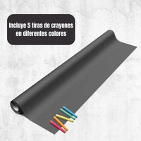 CreArte® Pizarra Electroestática de 45 CM X 2 Metros