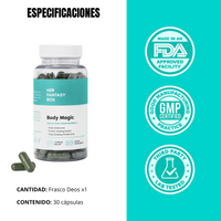 Deos™ Desodorante interno con Extracto de Clorofila x 30 Cápsulas