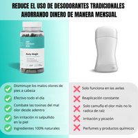 Deos™ Desodorante interno con Extracto de Clorofila x 30 Cápsulas