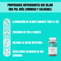 Deos™ Desodorante interno con Extracto de Clorofila x 30 Cápsulas