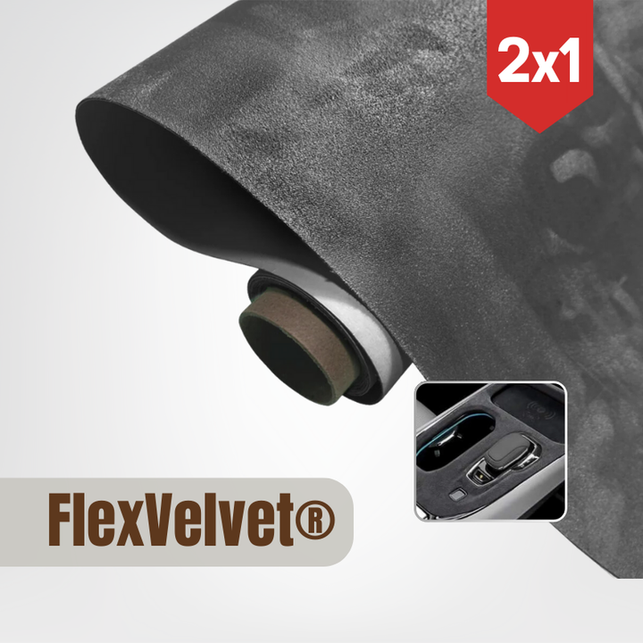 FlexVelvet® Rollo de Gamuza Alcántara para Auto x 3 Metros