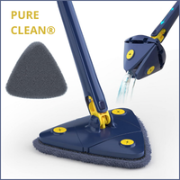 Pure Clean® Trapeador triangular giratorio 360º