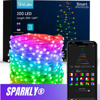 Sparkly® Luces de Navidad Bluetooth de 10 metros