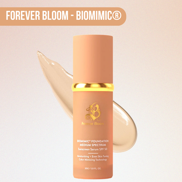 Forever Bloom® Base 4 en 1 con Tecnología de Adaptación de Tono de Piel