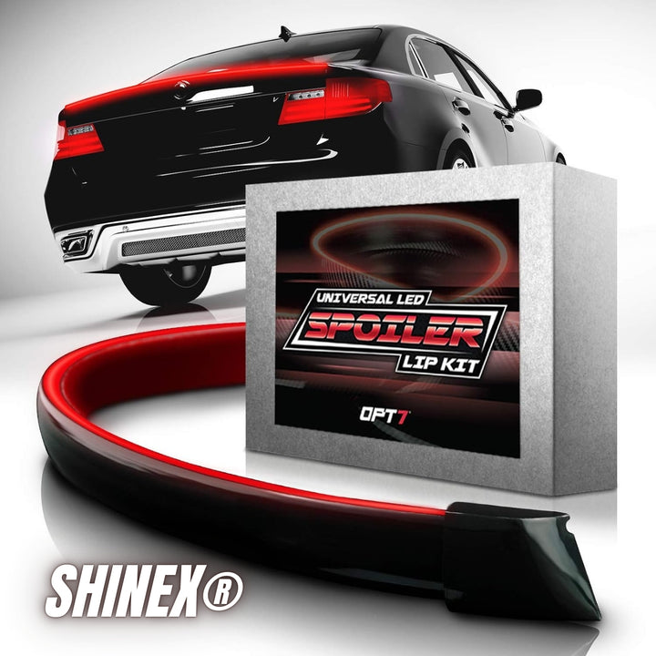 ShineX® Spoiler Universal Led en Fibra de Carbono