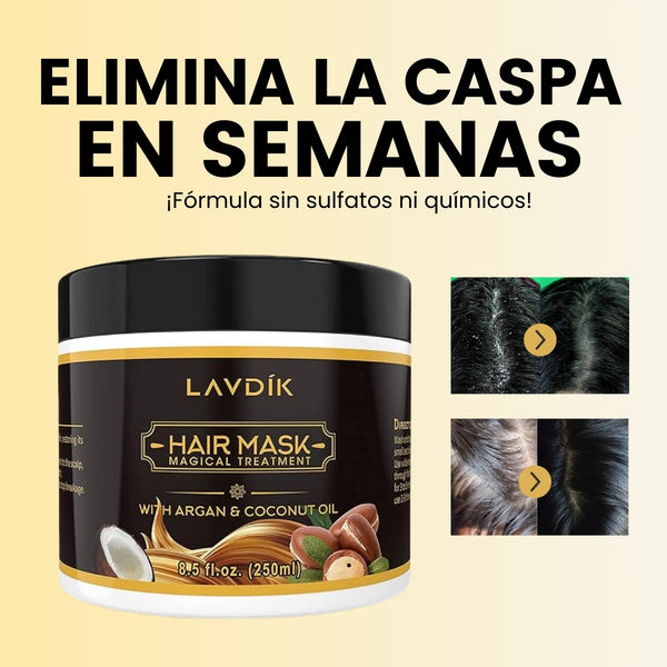 LAVDIK® Tratamiento para la Caspa con Colágeno y Aceite de Argán