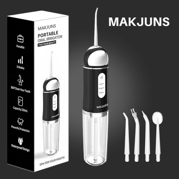 MAKJUNS® Irrigador Dental Ortodoncia+ Kit de 4 Accesorios Gratis