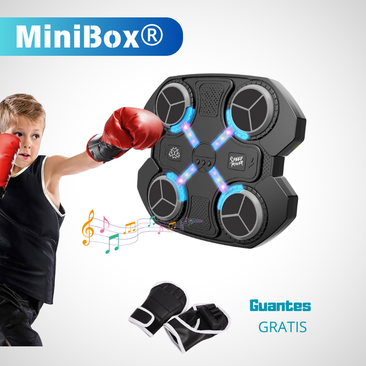 MiniBox® Maquina de boxeo para niños + Guantes Gratis