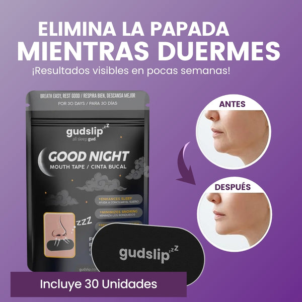 Gudslip® Kit de Cintas Bucales Tratamiento Completo