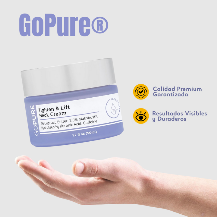 GoPure® Crema reafirmante con ácido hialurónico hidrolizado