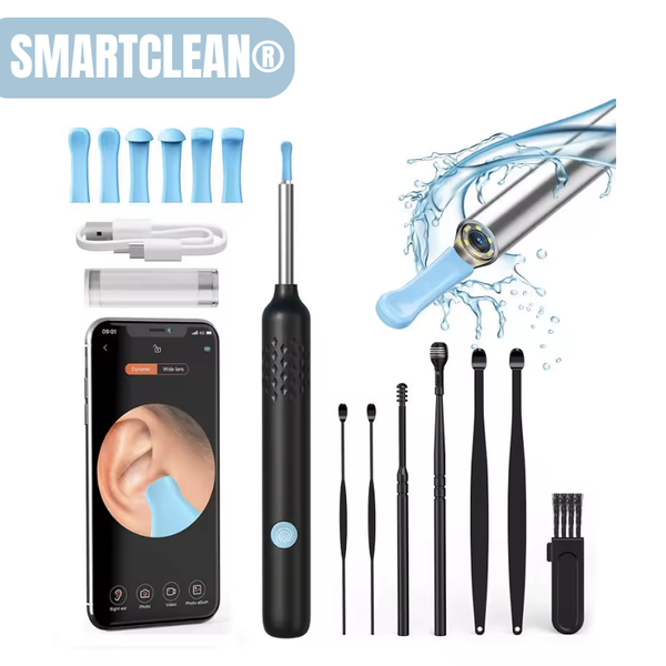 SmartClean® Limpiador de oídos con cámara + Kit de accesorios gratis