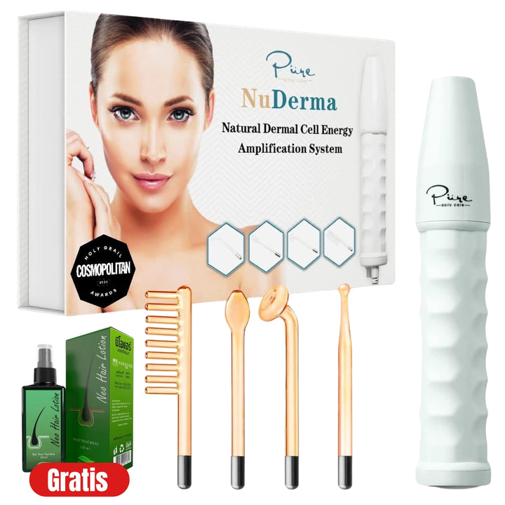 NuDerma® Kit de Alta frecuencia + Serum Capilar Gratis