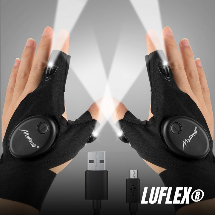 LuFlex® Guantes IP68 con Luces Led Integradas