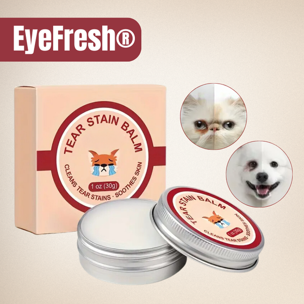 EyeFresh® Cera removedora de manchas de lagrimas para mascotas