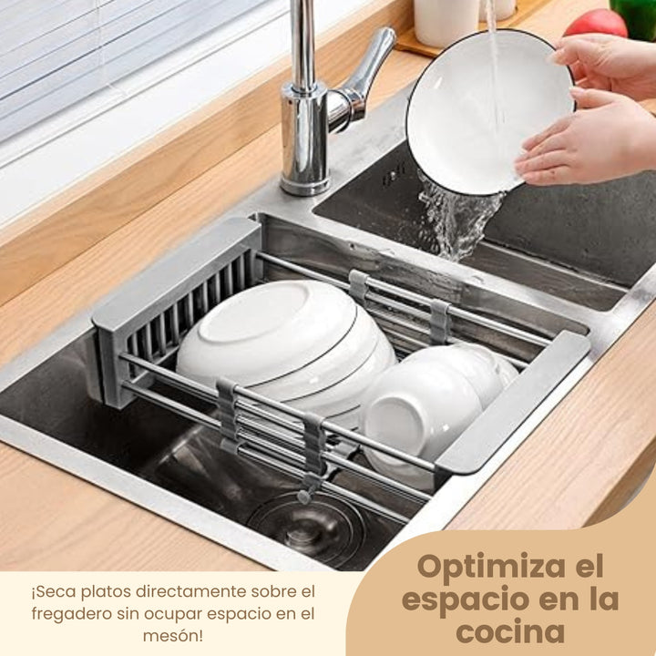Foldry® Escurridor Expandible para Platos