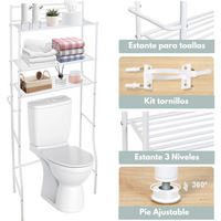 OrderMax® Estante Organizador de 3 Niveles para Baño