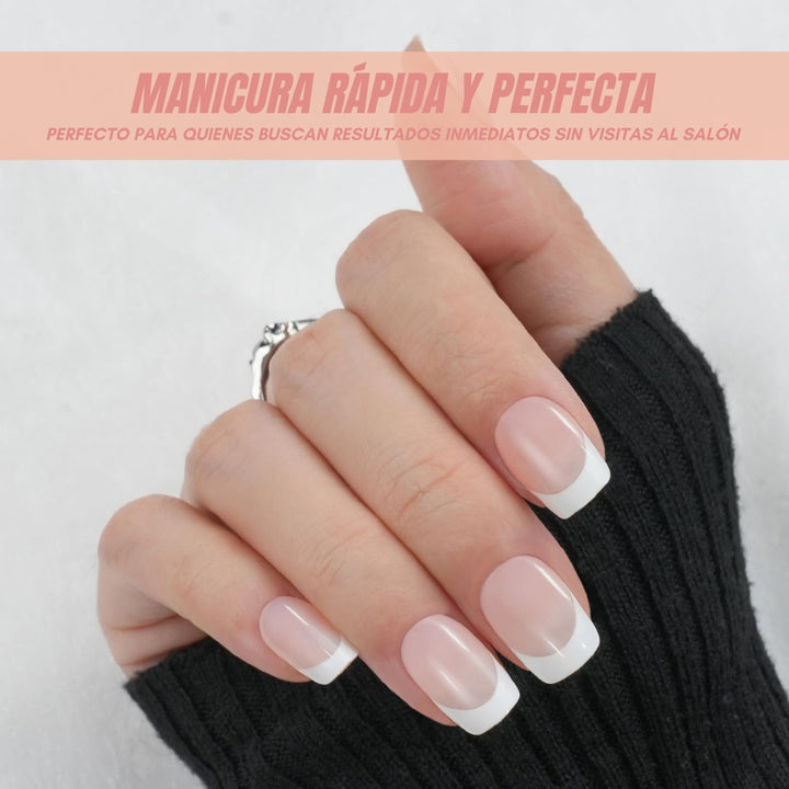 Fibelle® Set de 24 Uñas Press On Clásicas 2x1