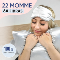 SilkGlow® Funda de almohada anti frizz 100% en seda Morera