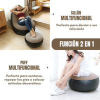 CozyFlex® Sillón Inflable de Terciopelo 2 en 1