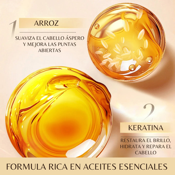 Bioaqua® Aceite Esencial de Arroz para el Cabello