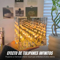 TuliGlow® Lámpara de Tulipanes Infinitos + Caja de Regalo Gratis