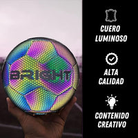 Bright™ Balón de Futbol Reflectivo y Holográfico