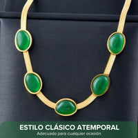 Greenglow® Set de Collar + Brazalete y Pendientes Gratis