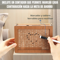 MetaBox® Alcancía con contador para ahorrar $1.000 USD