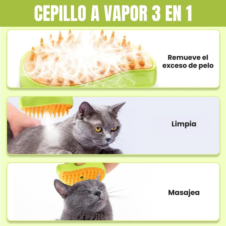 CatPure® Cepillo Humidificador para Baño sin Estrés