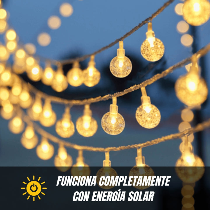 Ilumina® Luces Solares Navideñas de 6 Metros