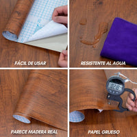 Dekor® Papel Adhesivo Color Madera de 3 Metros