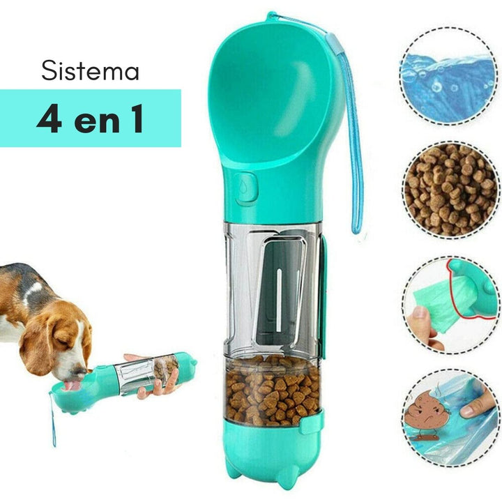 WePet ® Botella 4 En 1 para mascotas