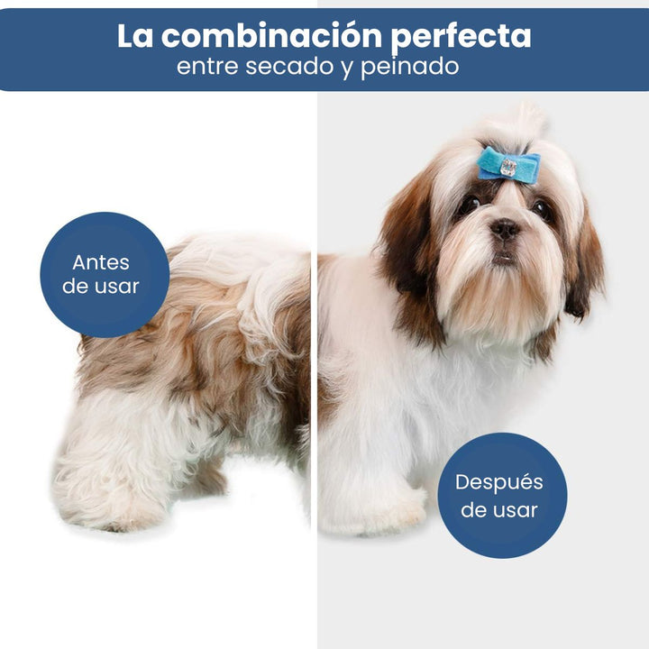 PetCare® Cepillo Secador Silencioso para Mascotas