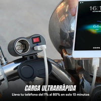 VoltPro® Cargador Multifuncional USB para Moto