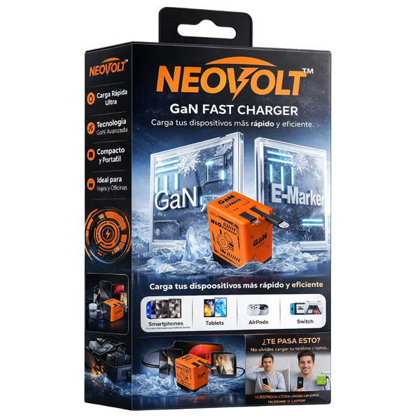 Neovolt GaN Ultra-Retractable Pro