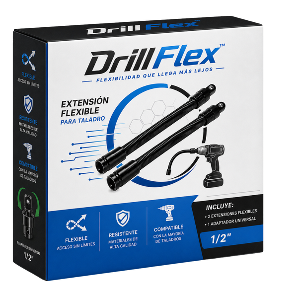 Extensión De Eje Flexible DrillFlex