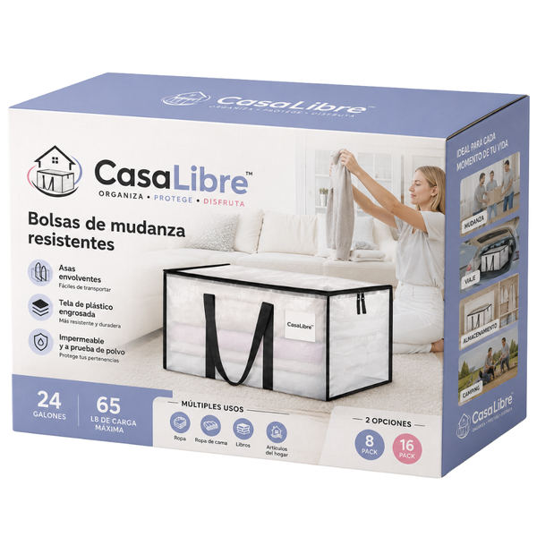 Set De Bolsas De Almacenamiento Extra Grande x6