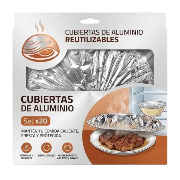 Set De Cubiertas En aluminio x20