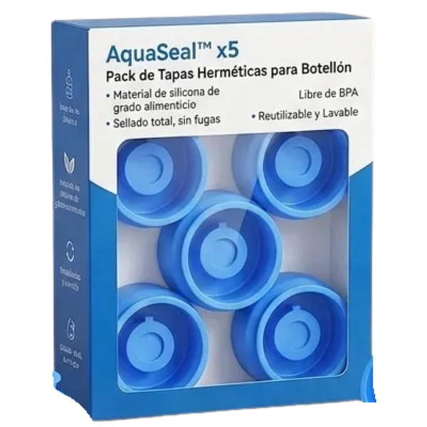 Pack De Tapas Herméticas De Botellón