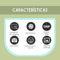 Capture® Cámara Instantánea + 2 Rollos Gratis