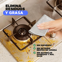 CleanFlex - Paños en acero inoxidable x 10 unidades