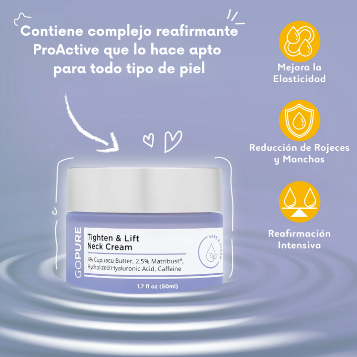 GoPure® Crema reafirmante con ácido hialurónico hidrolizado