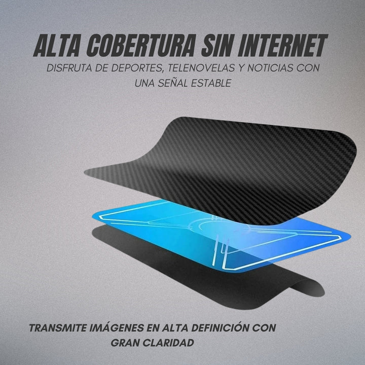 Streamix® Antena Digital HD para TV 2X1