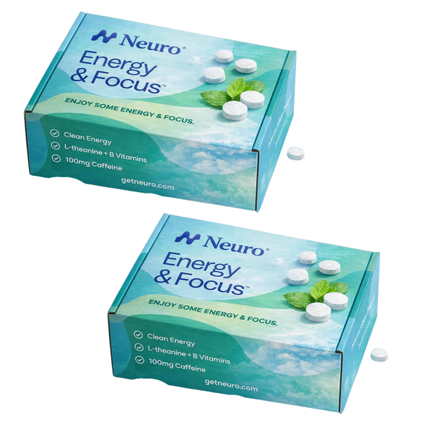 Pack De Chicles De Cafeína Neuro Energy Gum