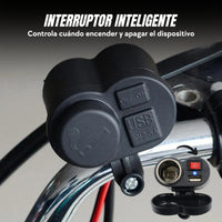 VoltPro® Cargador Multifuncional USB para Moto