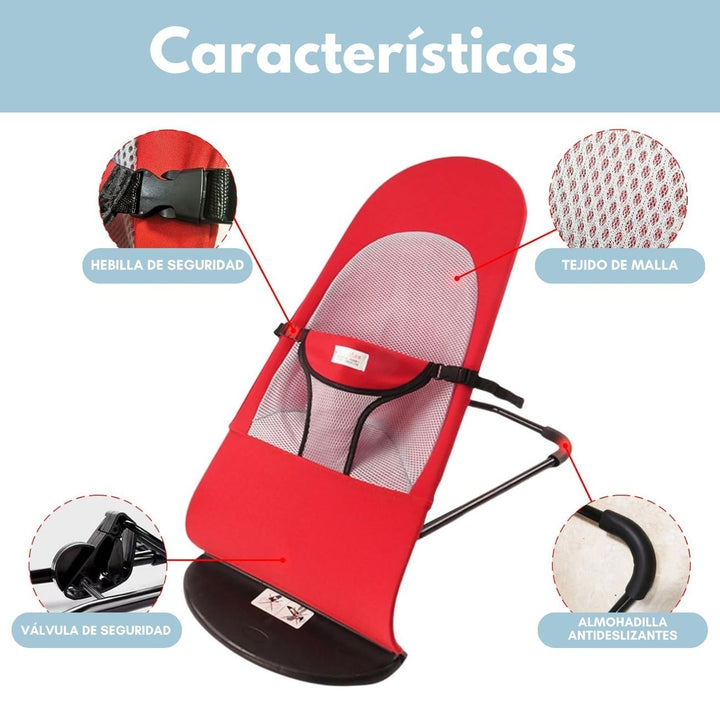 BabyCalm® Mecedora para Bebés Transpirable