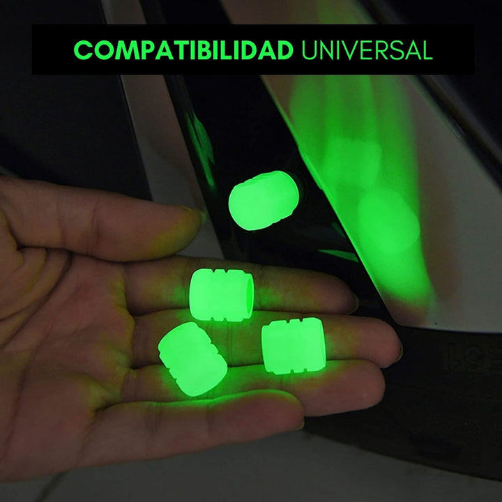 ShineValve® Cubiertas Luminosas para Neumáticos