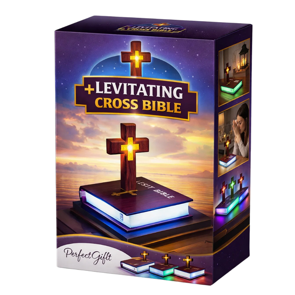 Biblia Con Cruz Flotante