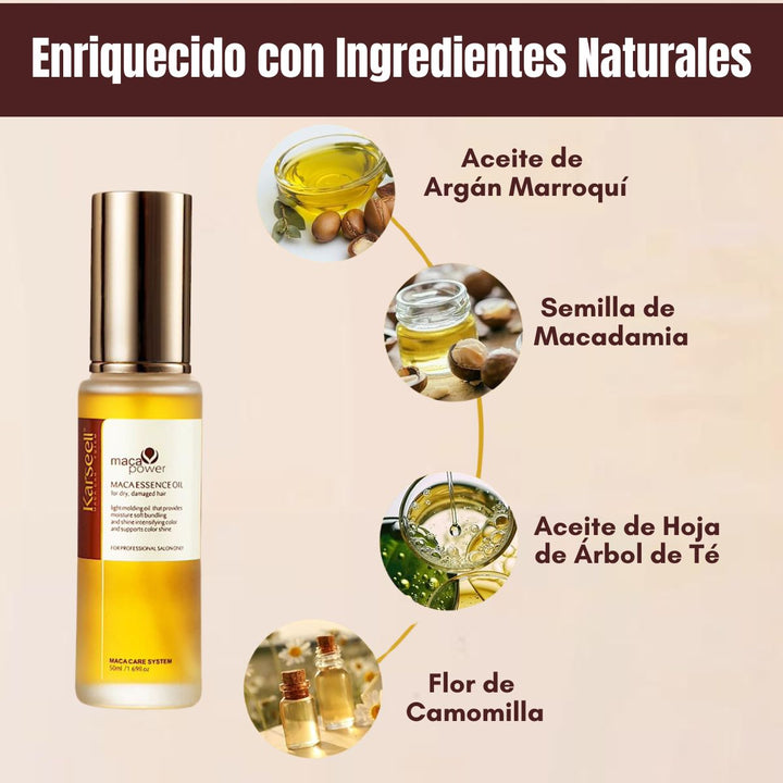 Karseell® Aceite de Argán Marroquí Prensado en Frío 2X1